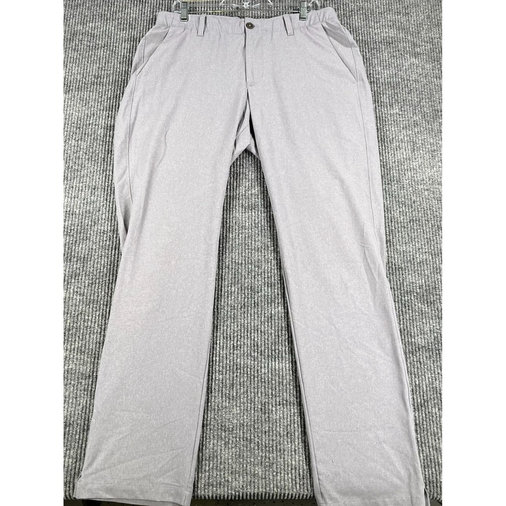 Under Armour Golf Pants Mens Size 34x34 Gray Performance Outdoor Casual